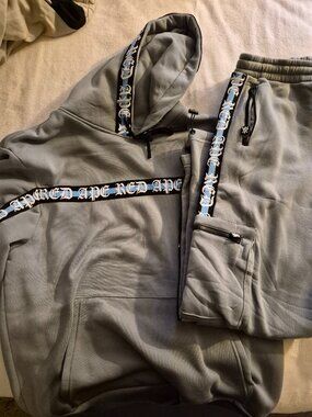 Red APE 2xl hoodie and xl sweatpants